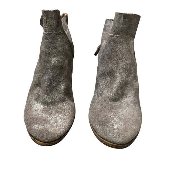 LUCKY BRAND Lahela Genuine Suede Gray Booties - Picture 4 of 10
